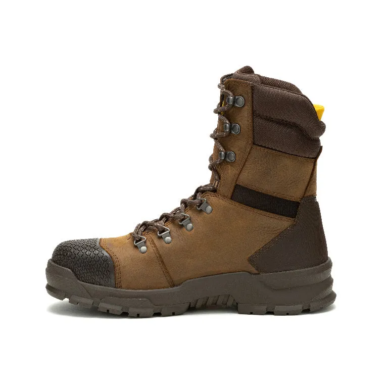 Accomplice X 8 Inch Steel-Toe Waterproof Work Boot Brown