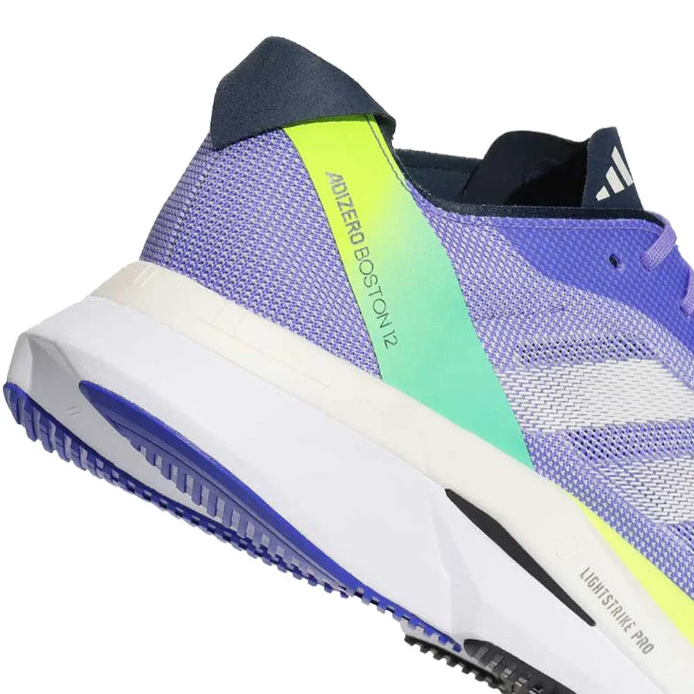 Adidas Adizero Boston 12 (Mens) - Cobalt Blue/Zero Metalic/ Lucid Blue