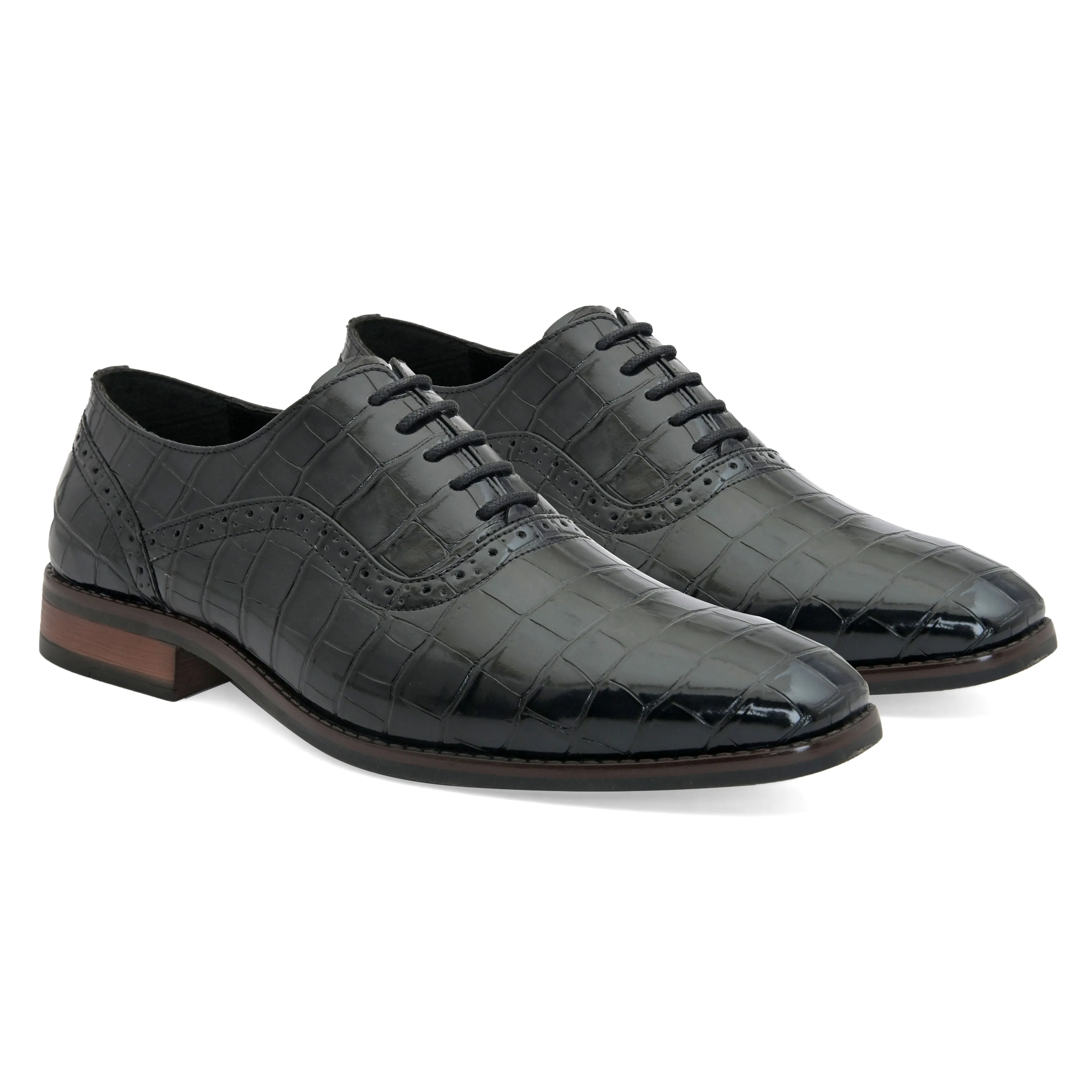 Banco Black Derby Shoes