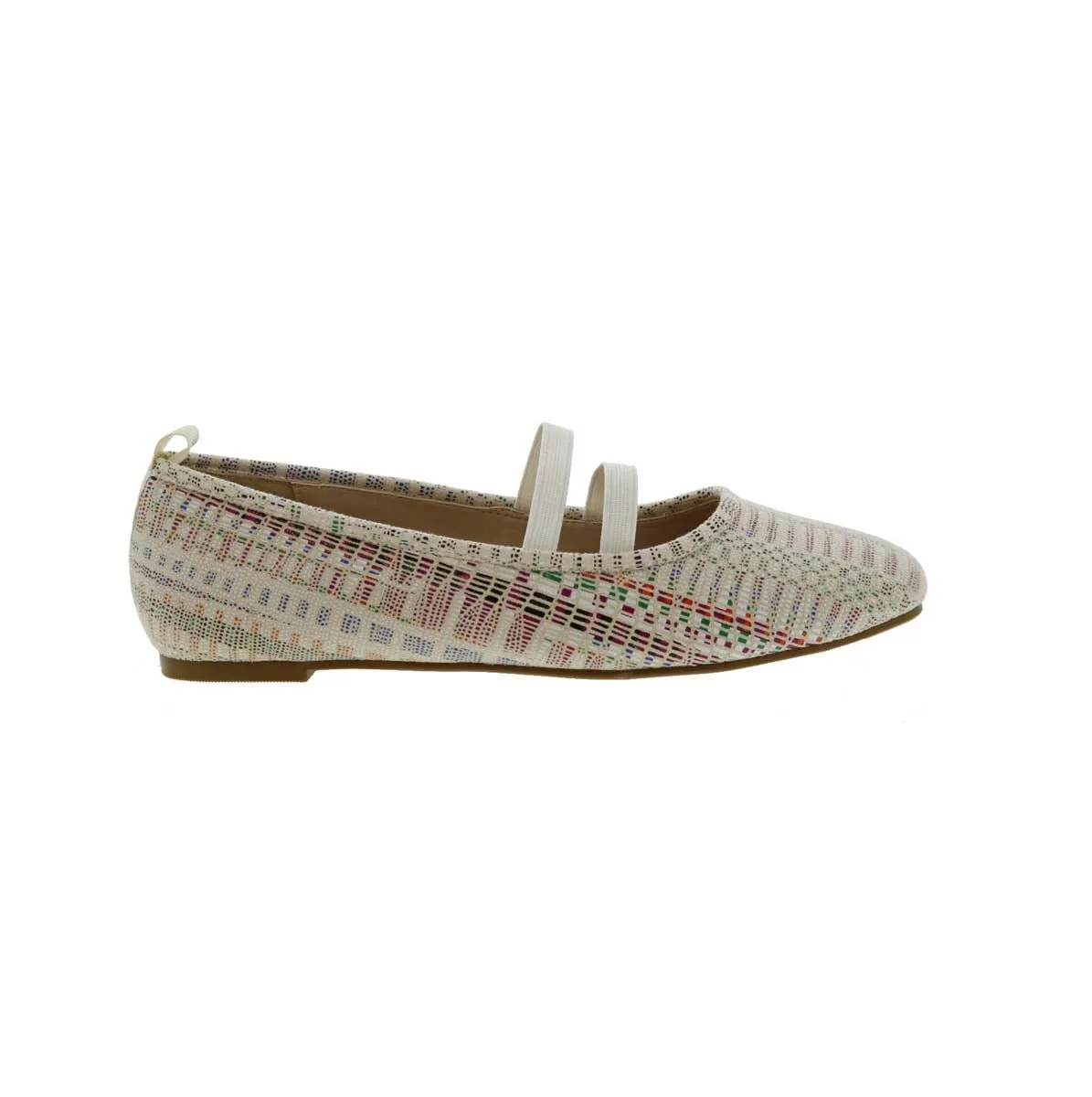 Bellini Sissy Women Slip-on Mary Jane Shoes In White Multi Textile