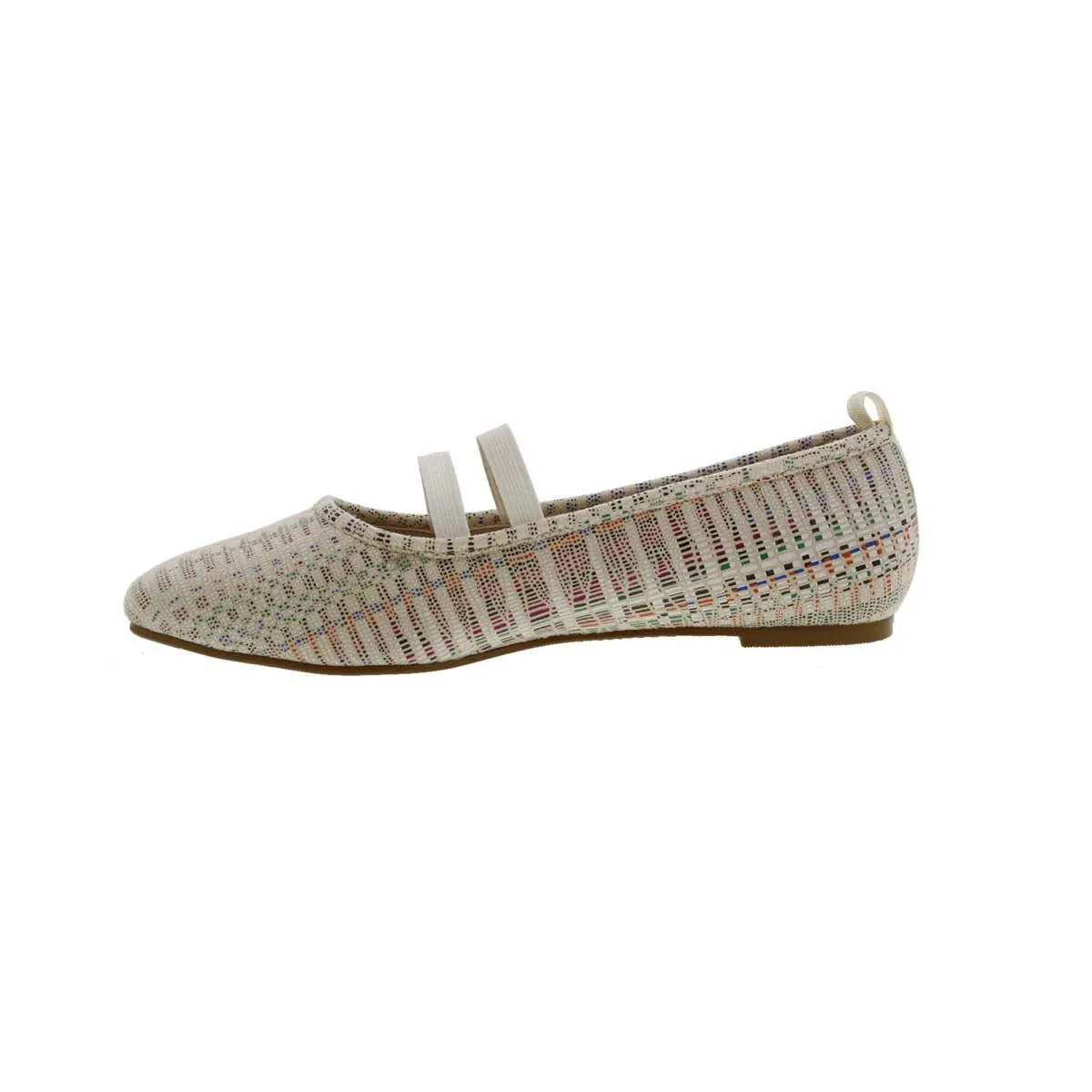 Bellini Sissy Women Slip-on Mary Jane Shoes In White Multi Textile