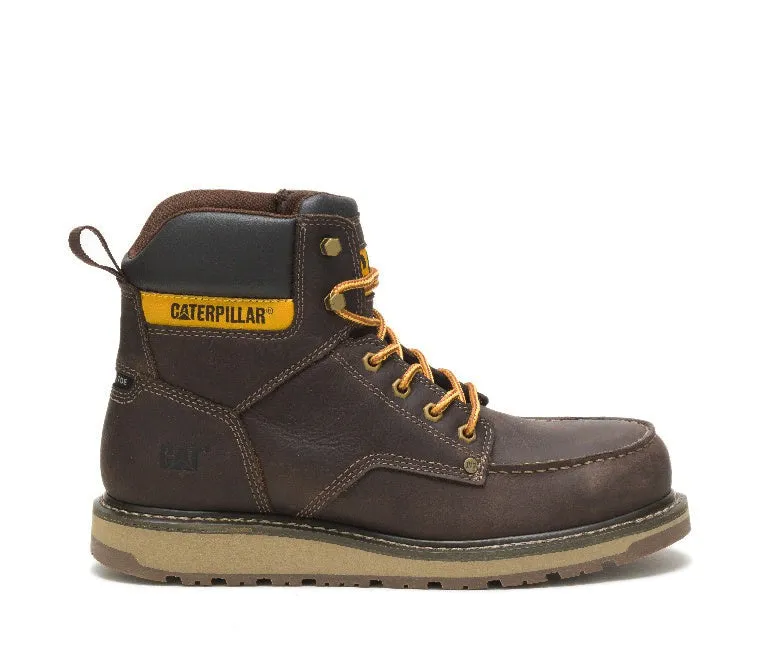 Calibrate Steel-Toe Work Boot Dark Brown