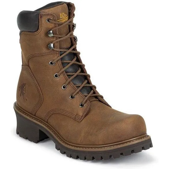 Chippewa Men's Hador 8" Steel Toe WP 400G Ins Logger Work Boot - 55025