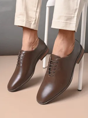 Clan Brown Derby Shoes