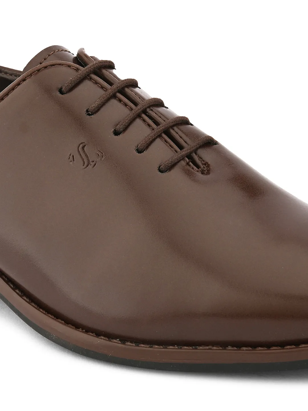 Clan Brown Derby Shoes