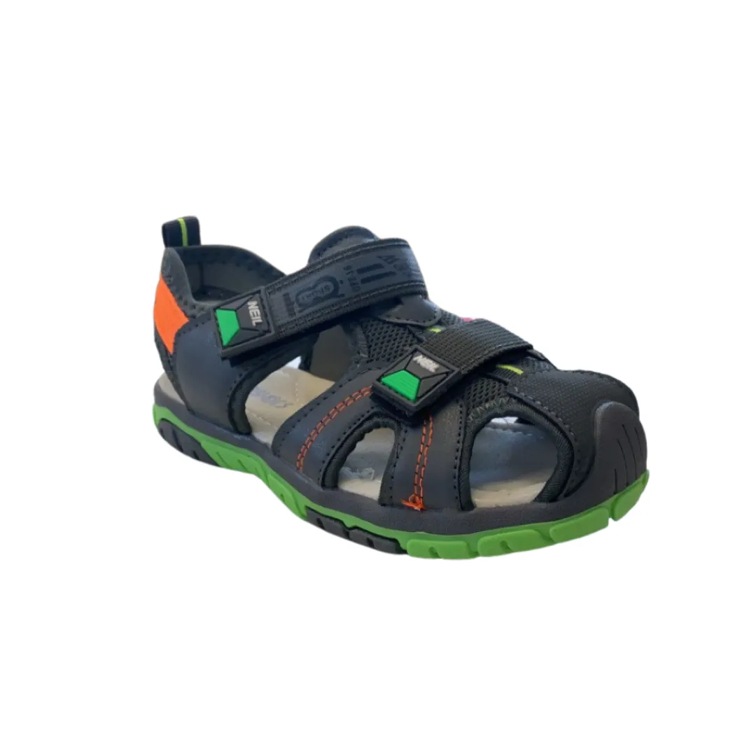 Closed Toe Sporty Boys Grey Sandal