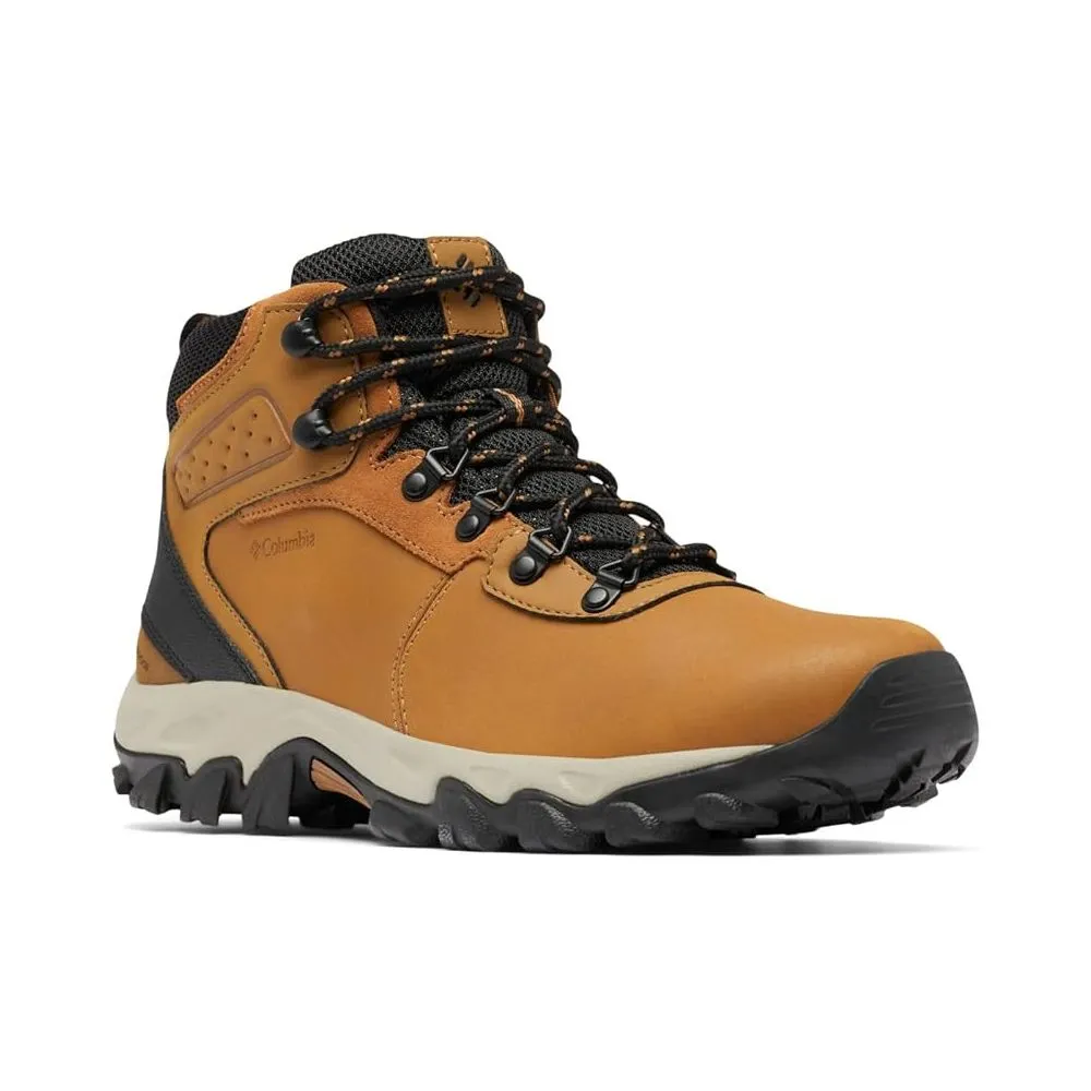 Columbia 159473 Men's Newton Ridge Plus II Waterproof Hiking Boot Shoe, Elk/ Black, 10 Wide