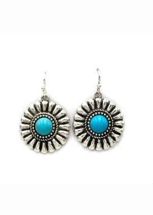 Dangling Turquoise Earrings