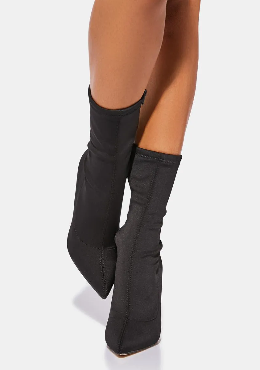 Dark Back At It Ankle Boots