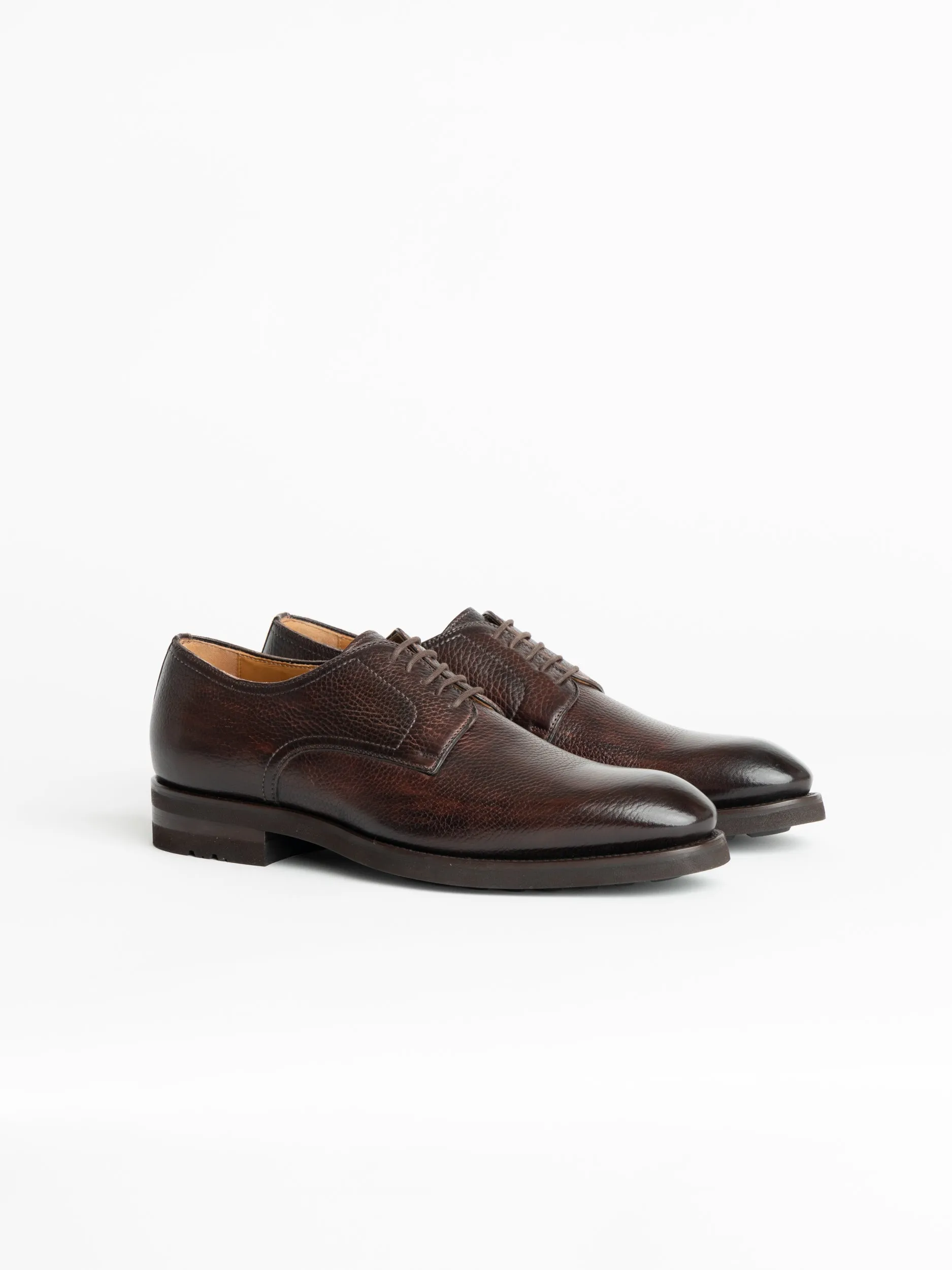 Dark Brown Leather Melich III Derby