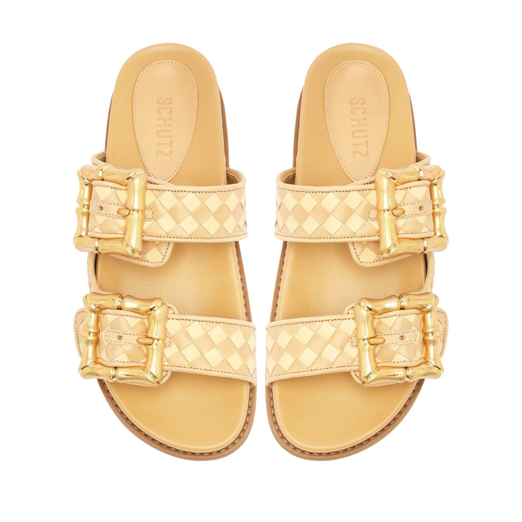 Enola Sporty Woven Leather Sandal