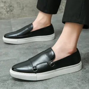 Fashion Loafers Men's Business Casual Slip-on Flats Shoes