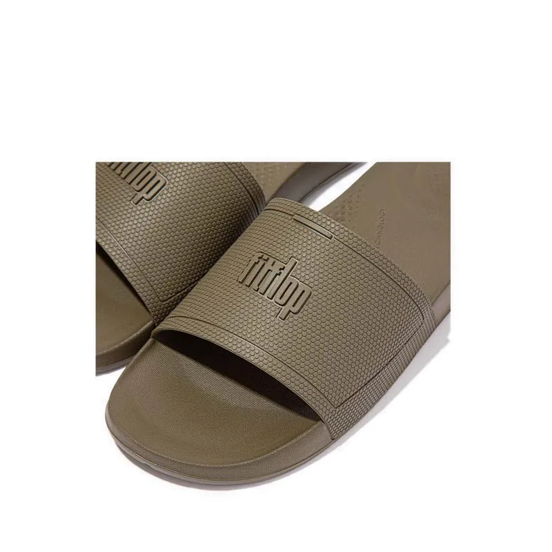 Fitflop Iqushion Men's Pool Slides - Mossy