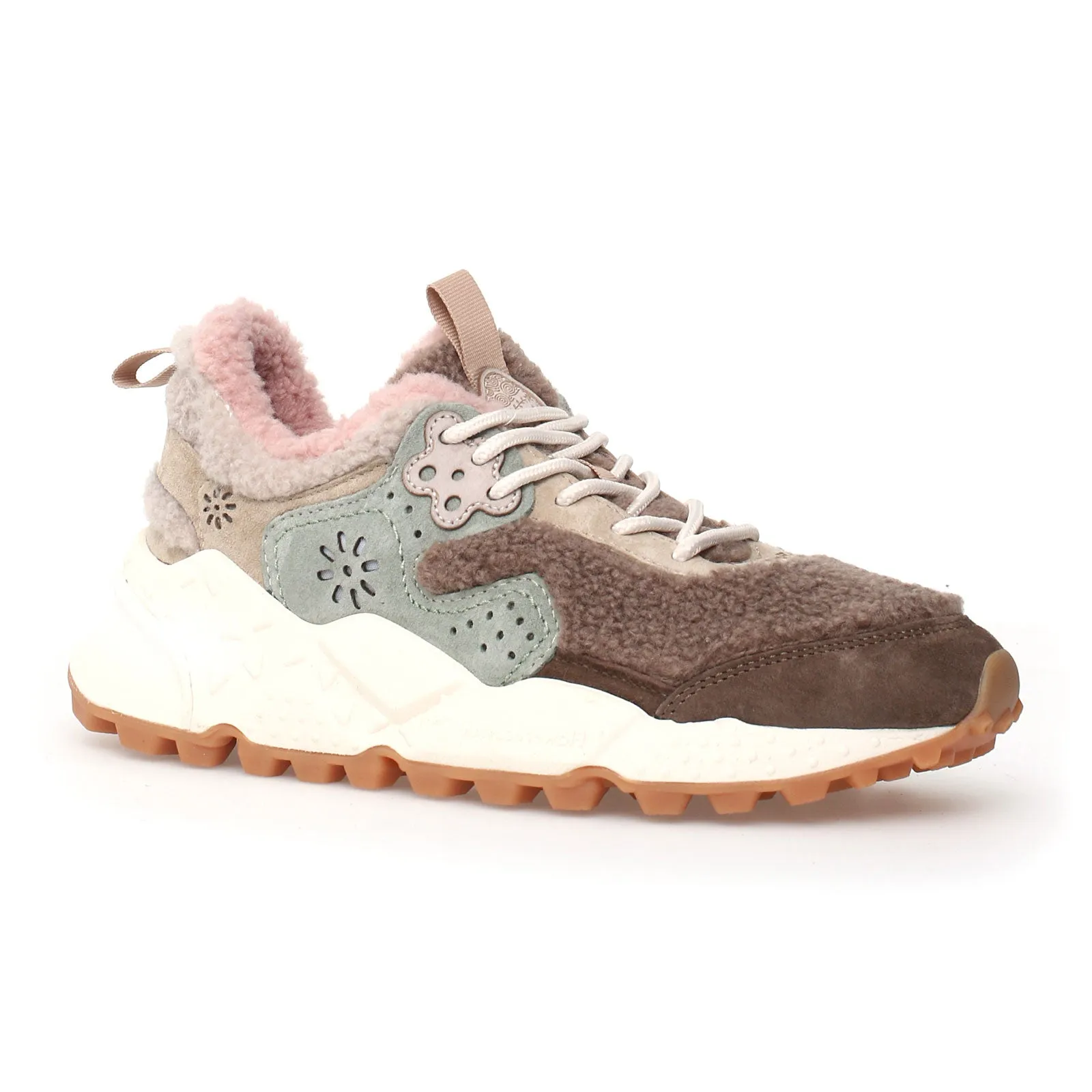 Flower Mountain Kotetsu Sneaker (Women) - Beige/Pink