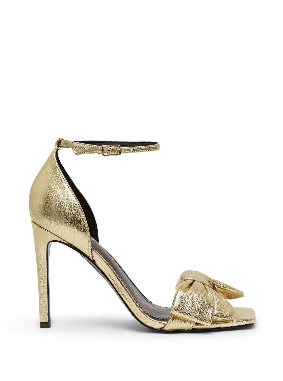 Gold Sancia Bow High Heels