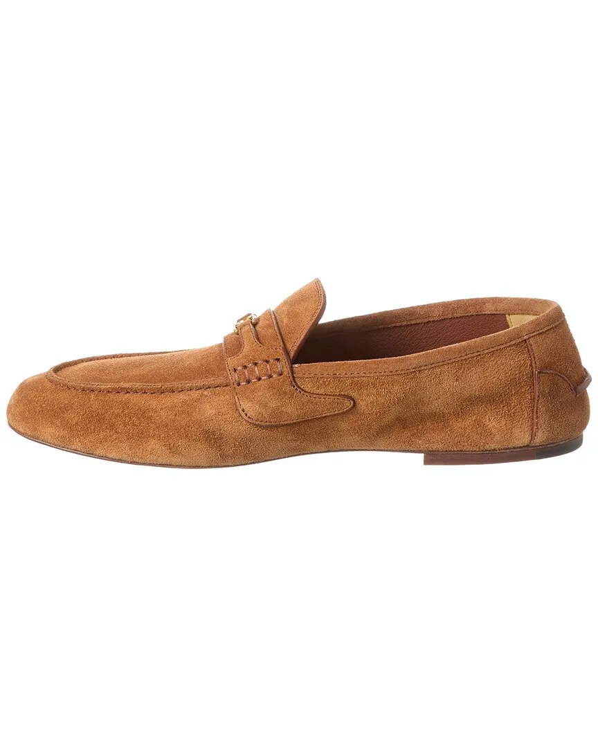 Gucci Interlocking G Suede Loafer