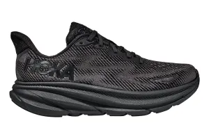 Hoka Clifton 9 D Black/Black Womens