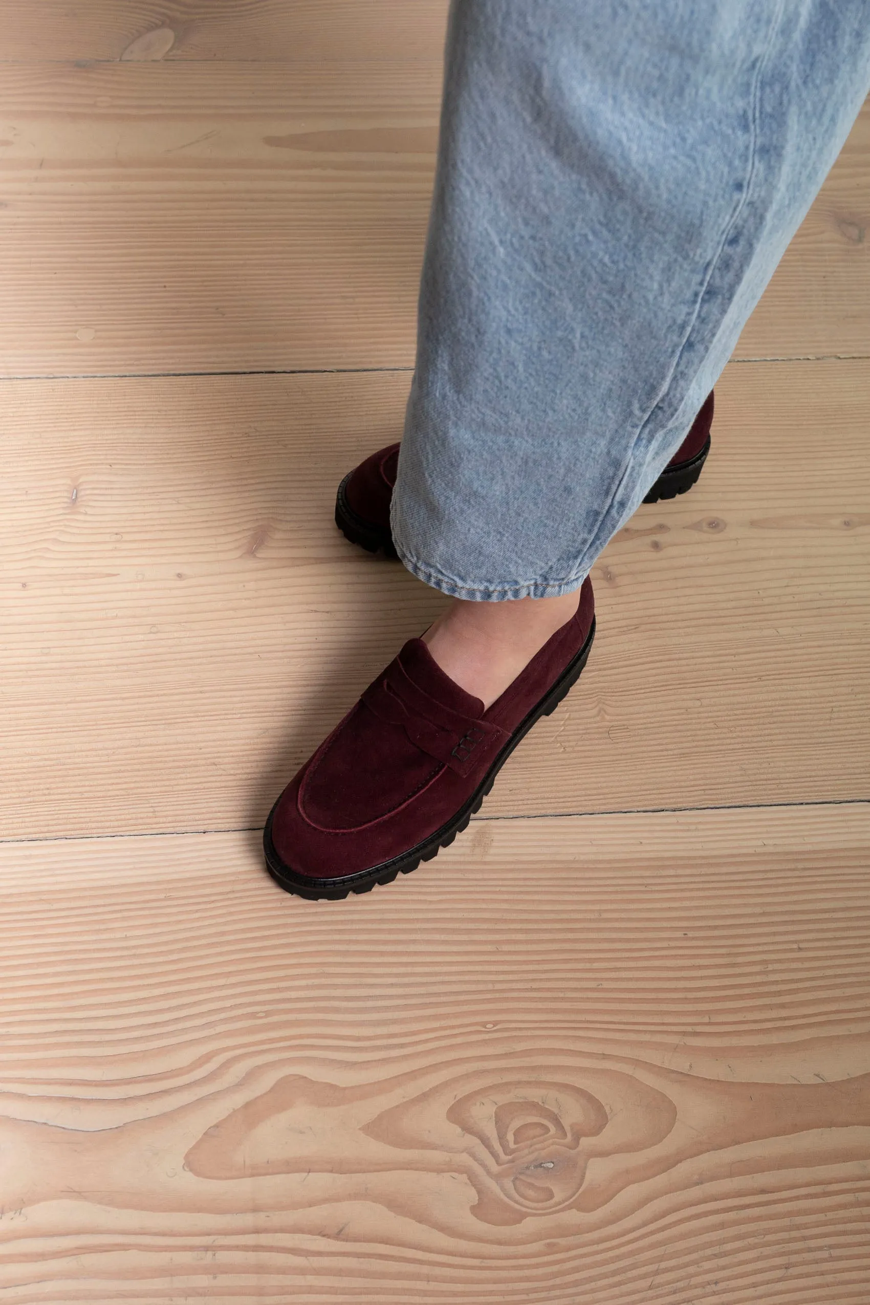 Linda Suede Loafers