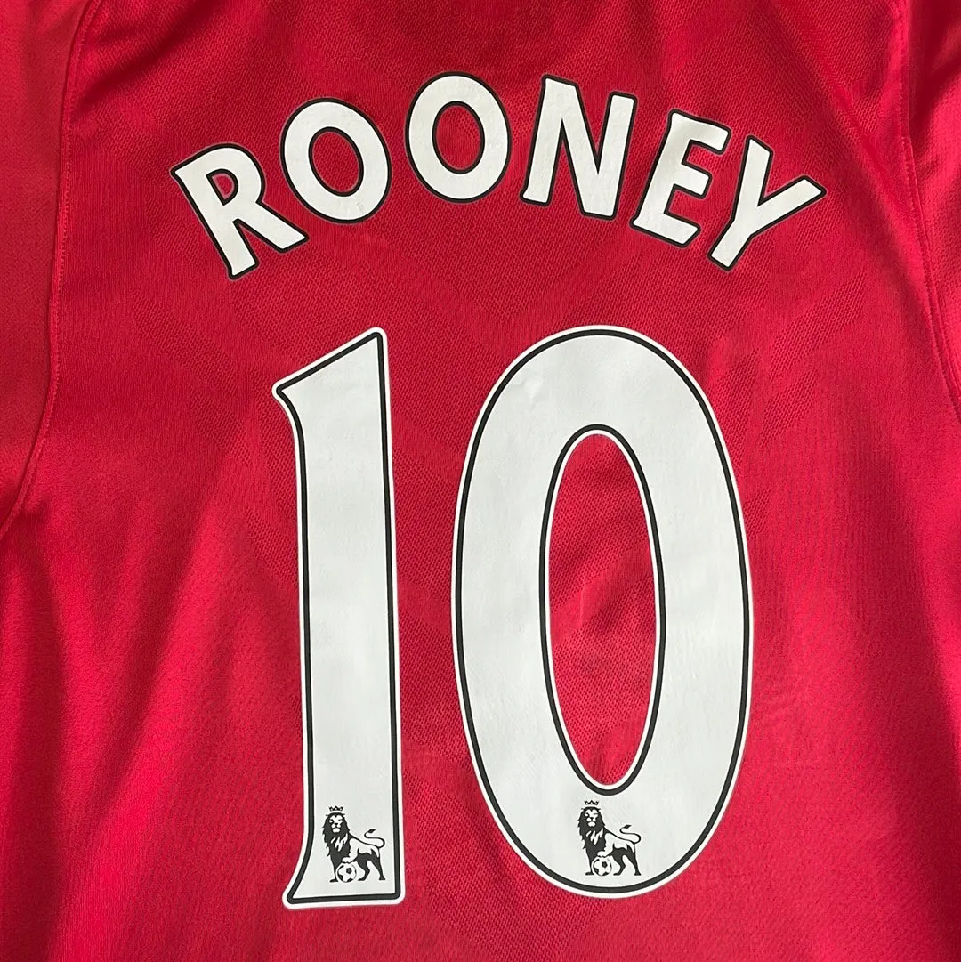 Manchester United 2010-2011 Home shirt - ROONEY 10 - Medium - Excellent Condition