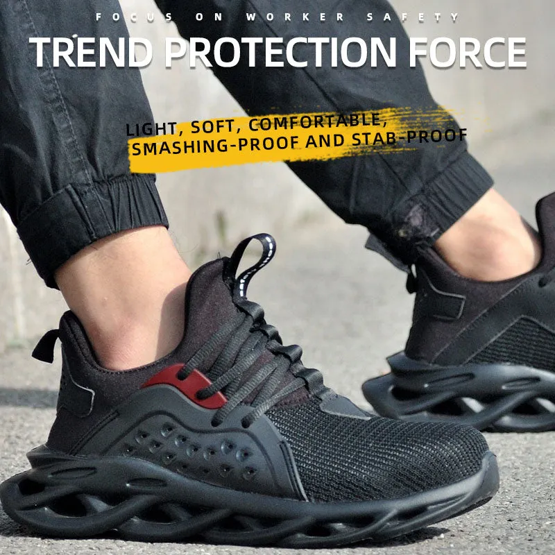 Men's Casual  Steel Toe Work Safety Shoes