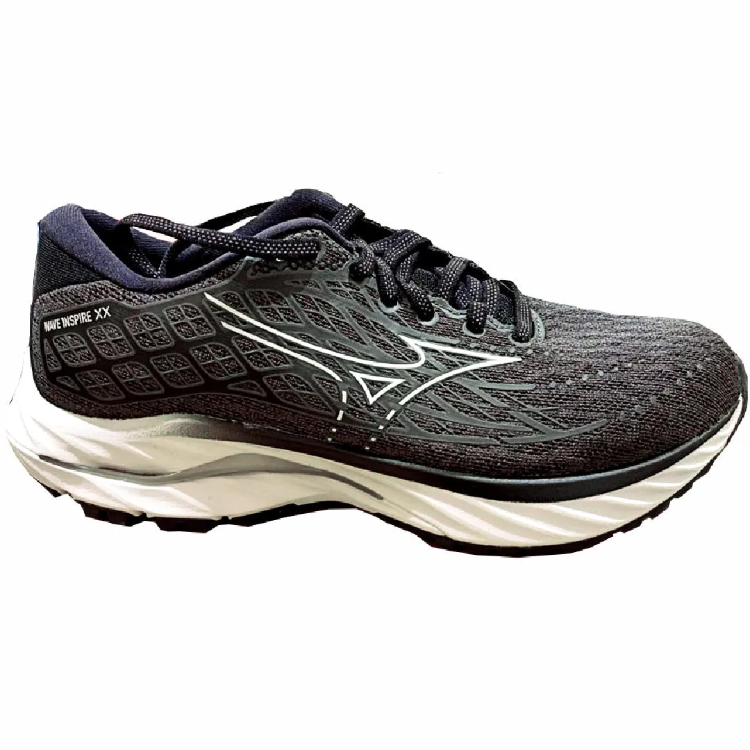 Mizuno Women's Wave Inspire 20 D - Ebony/White/Black