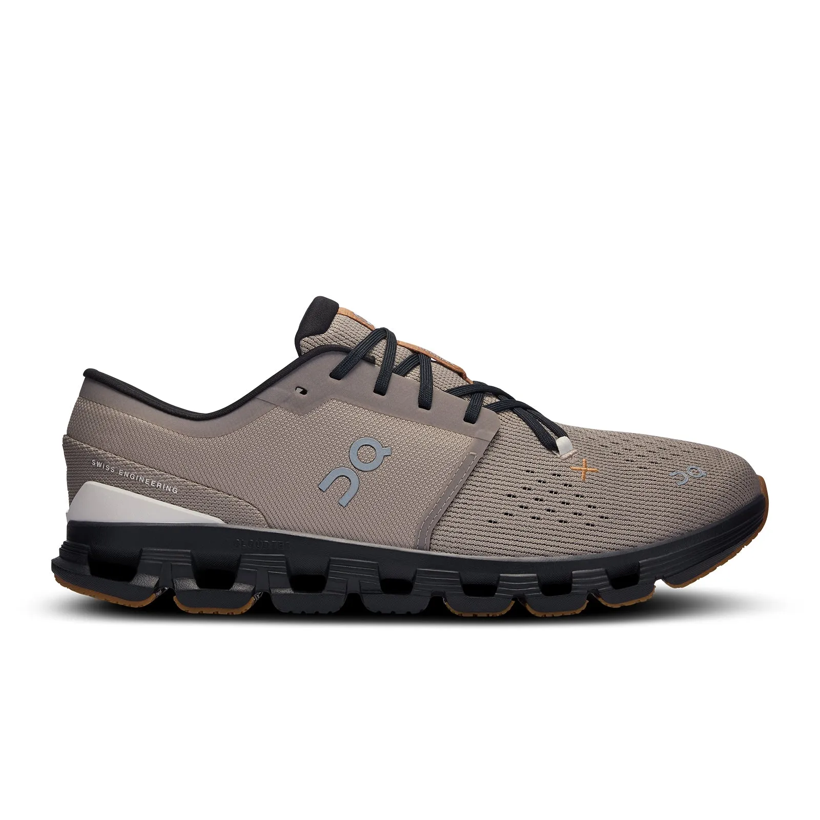 On Running Cloud X 4 Running Shoe (Men) - Fog/Black