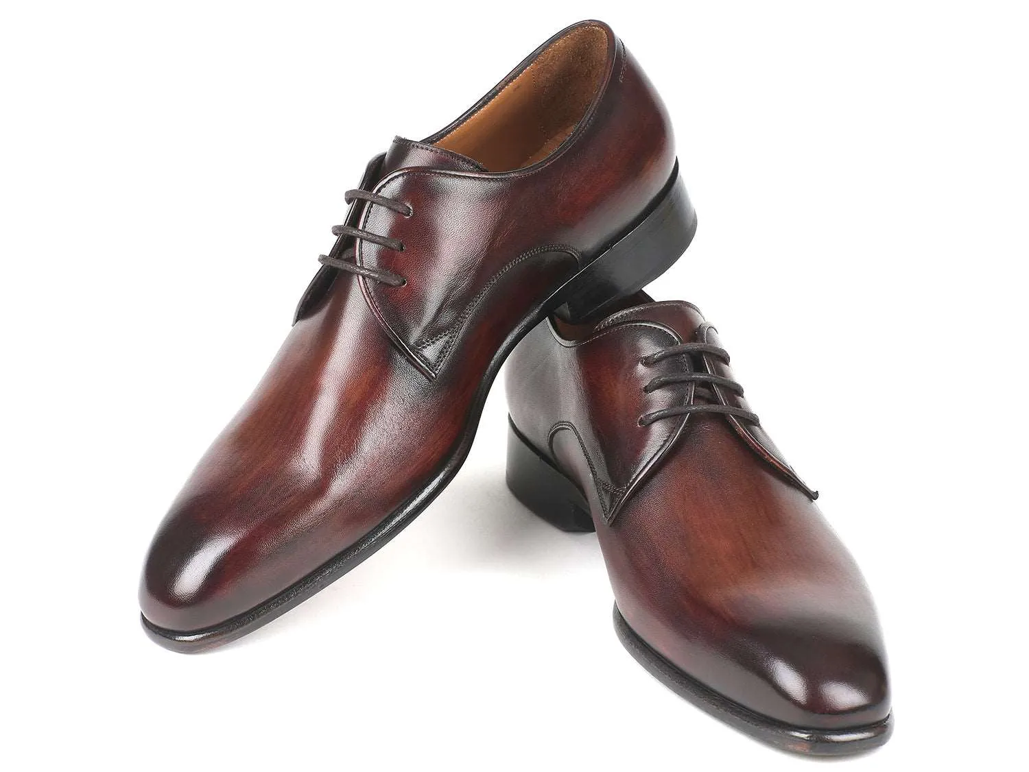 Paul Parkman Antique Brown Derby Shoes