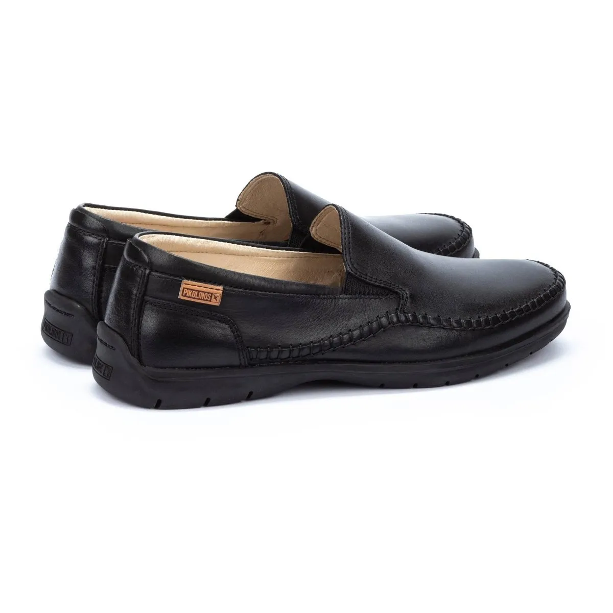 Pikolinos Marbella M9a-3111 Men's Loafers Slip-on Shoes In Black