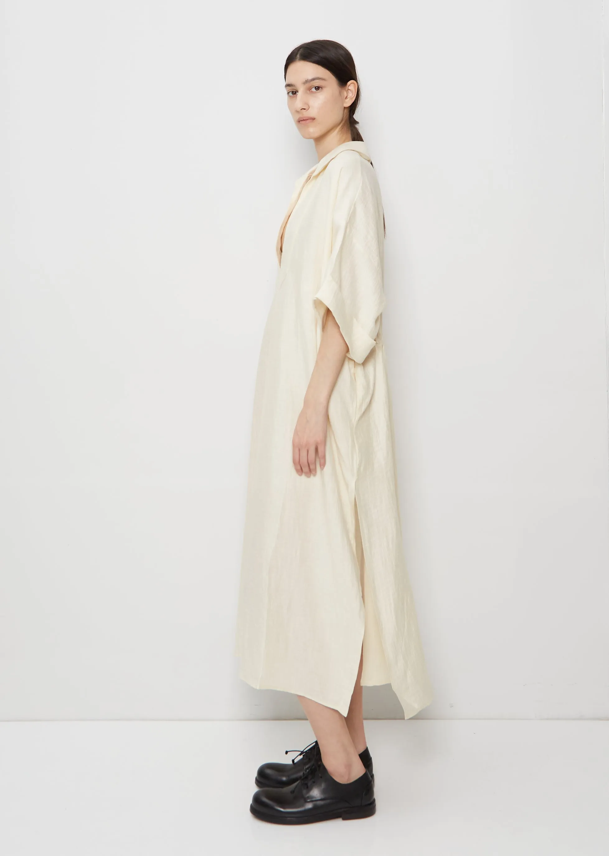 Plaza Linen Blend Dress