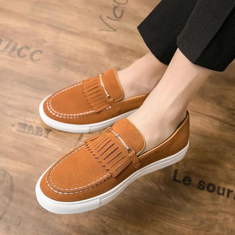 REGAL FRINGE GENUINE LEATHER LOAFER