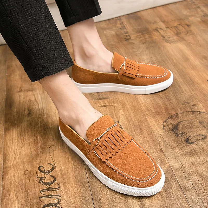 REGAL FRINGE GENUINE LEATHER LOAFER