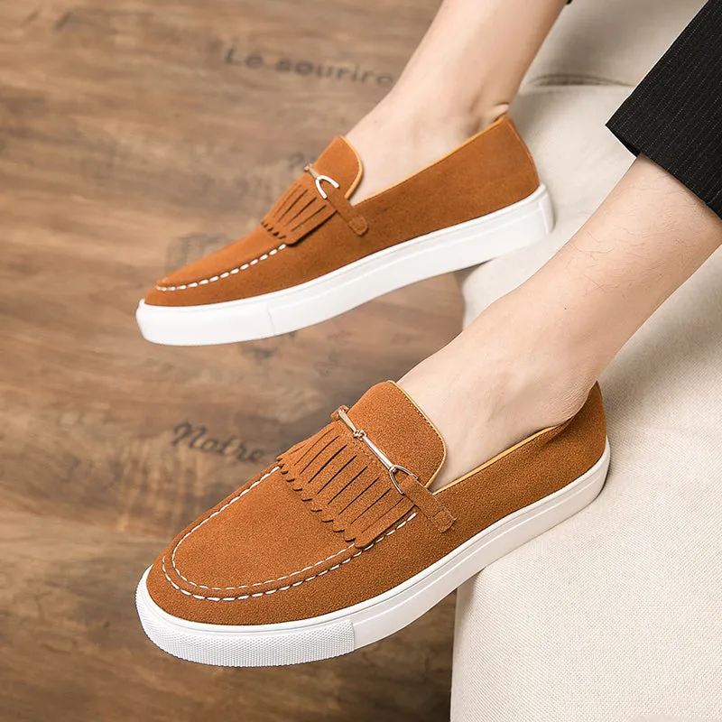 REGAL FRINGE GENUINE LEATHER LOAFER