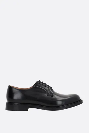 Shannon derby shoes in brushed leather