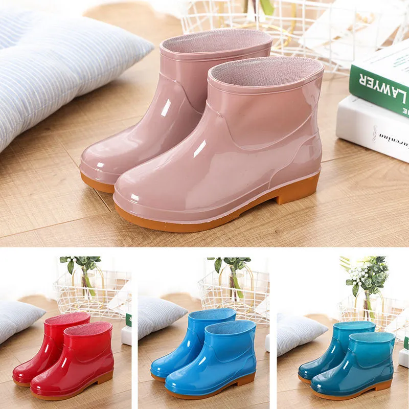 Slip On Red Rainboots