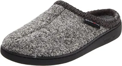 Slip-on Rubber-soled Wool Slipper