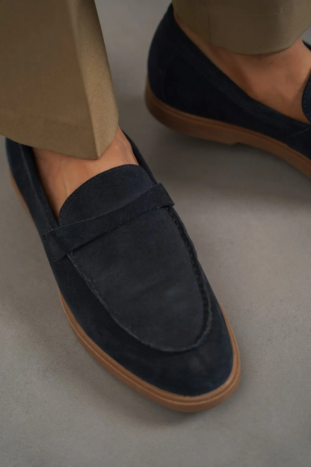 SUEDE LEATHER LOAFERS