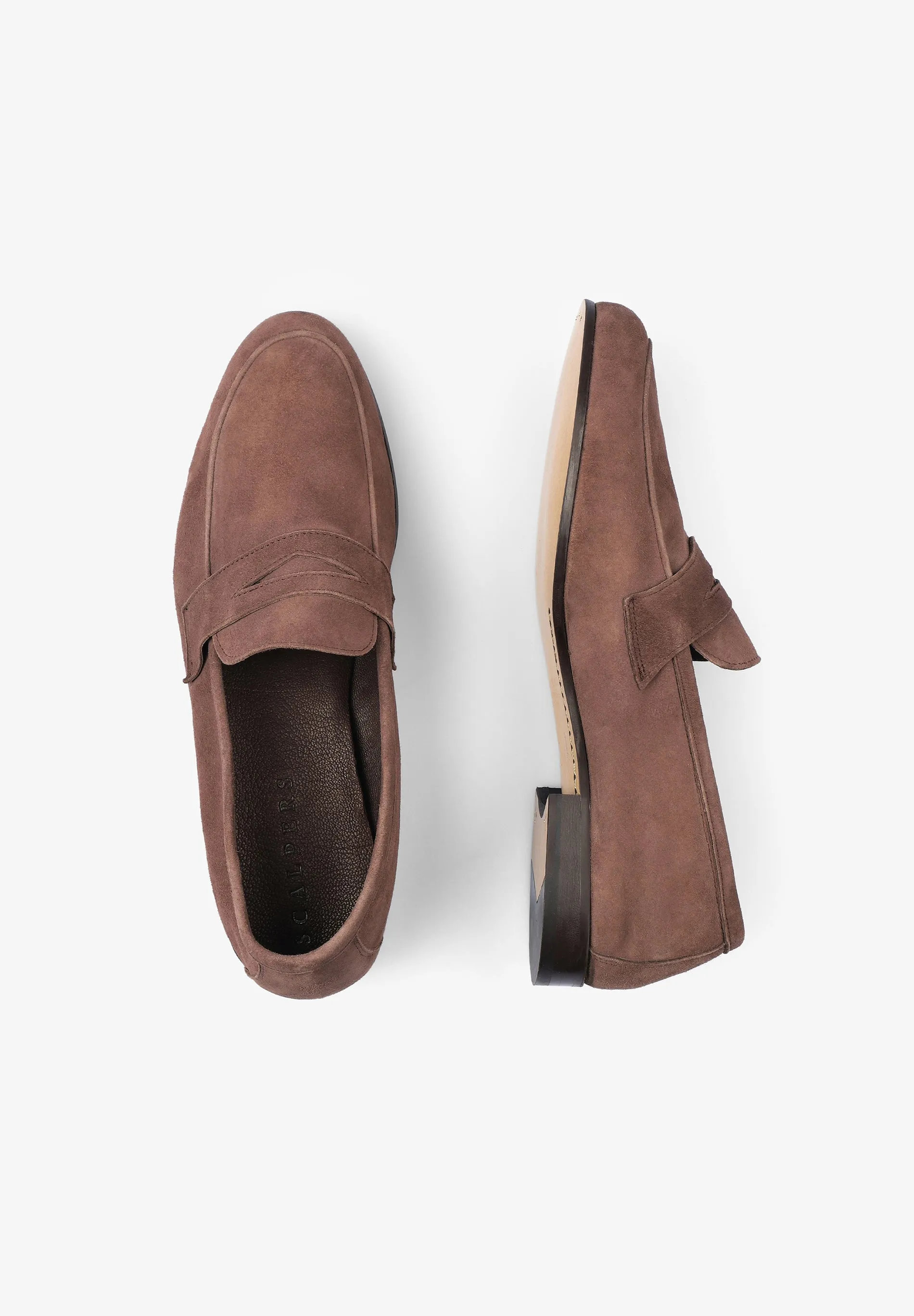 SUEDE LOAFERS