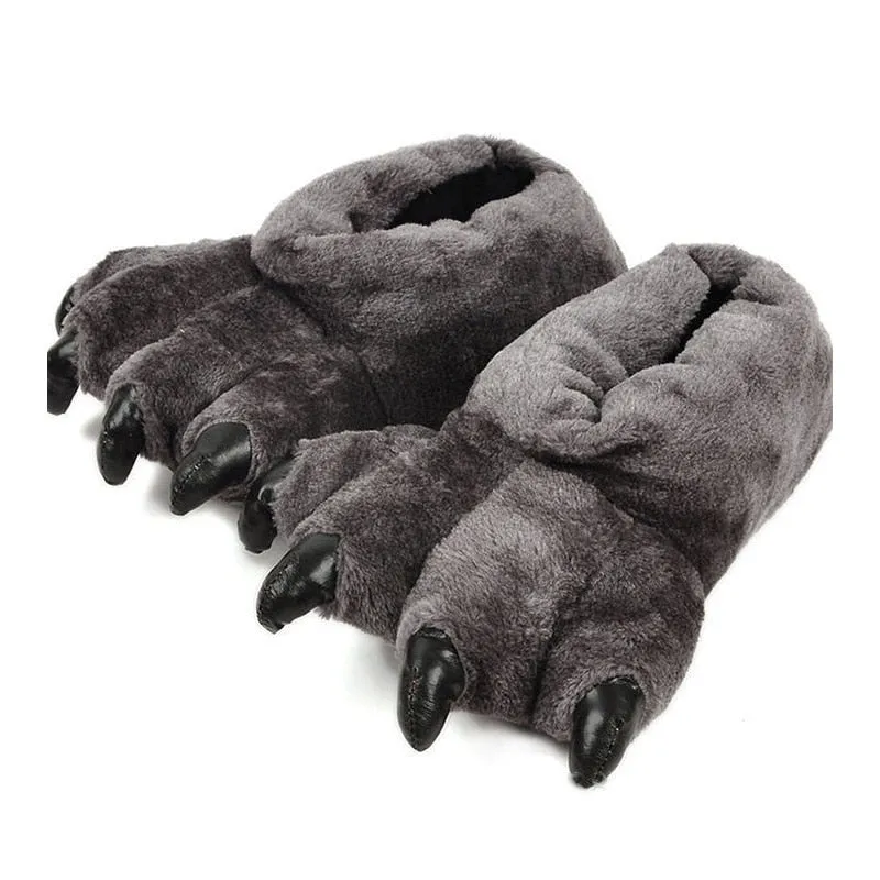 TEEK - Big Feet Fur Top House Shoes