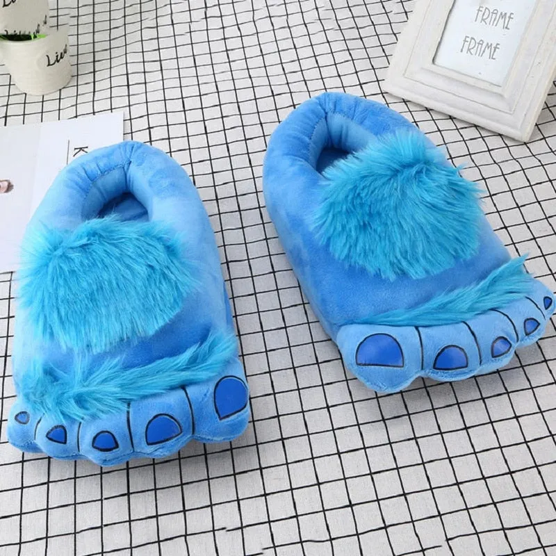 TEEK - Big Feet Fur Top House Shoes