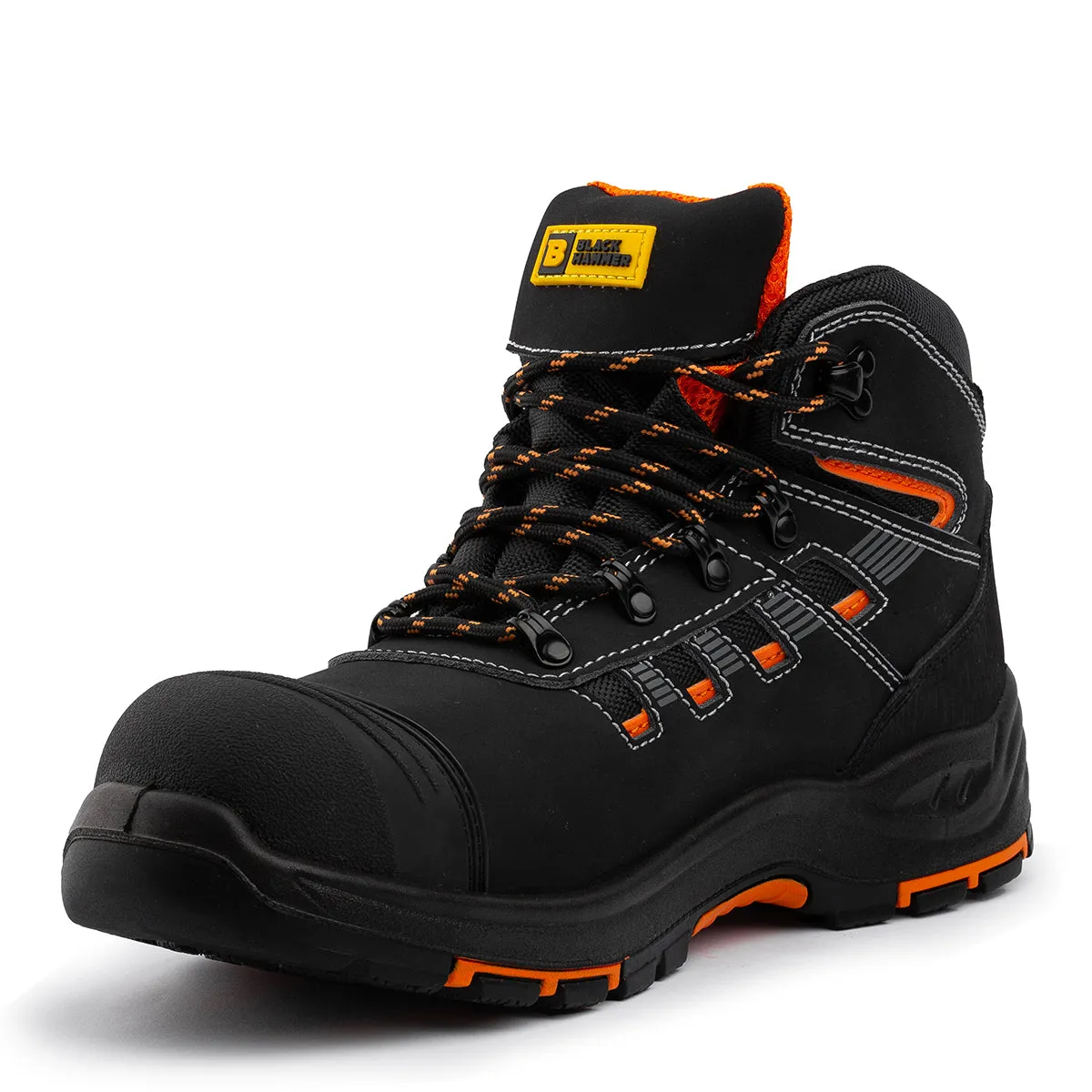 Trooper Safety Boots for Men with Steel Toe Cap & Steel Midsole