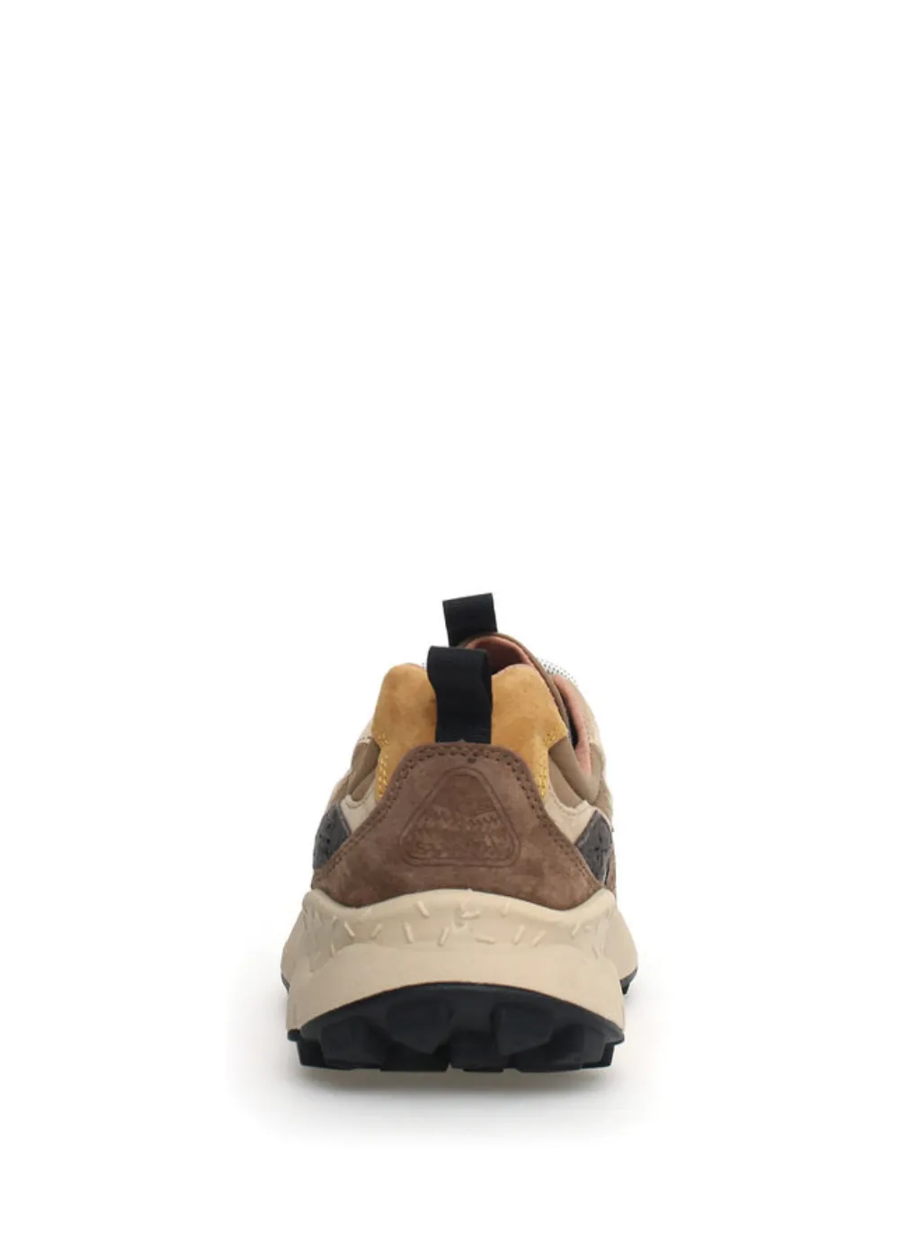 YAMANO 3 | Suede & Nylon Sneaker | Beige/Brown